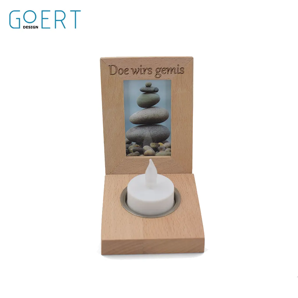 [000101] Doe wirs gemis - Waxinelichthouder fotolijst