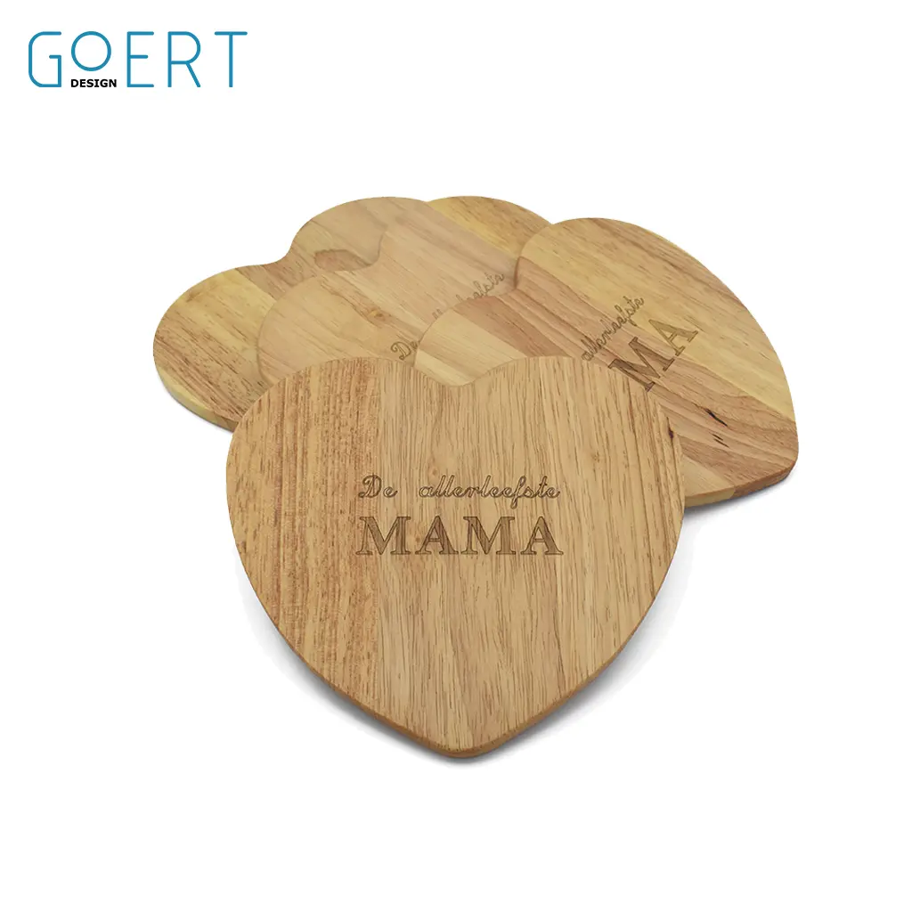 [300300M] De allerleefste ... - Broodplankje hartvorm (Mama)