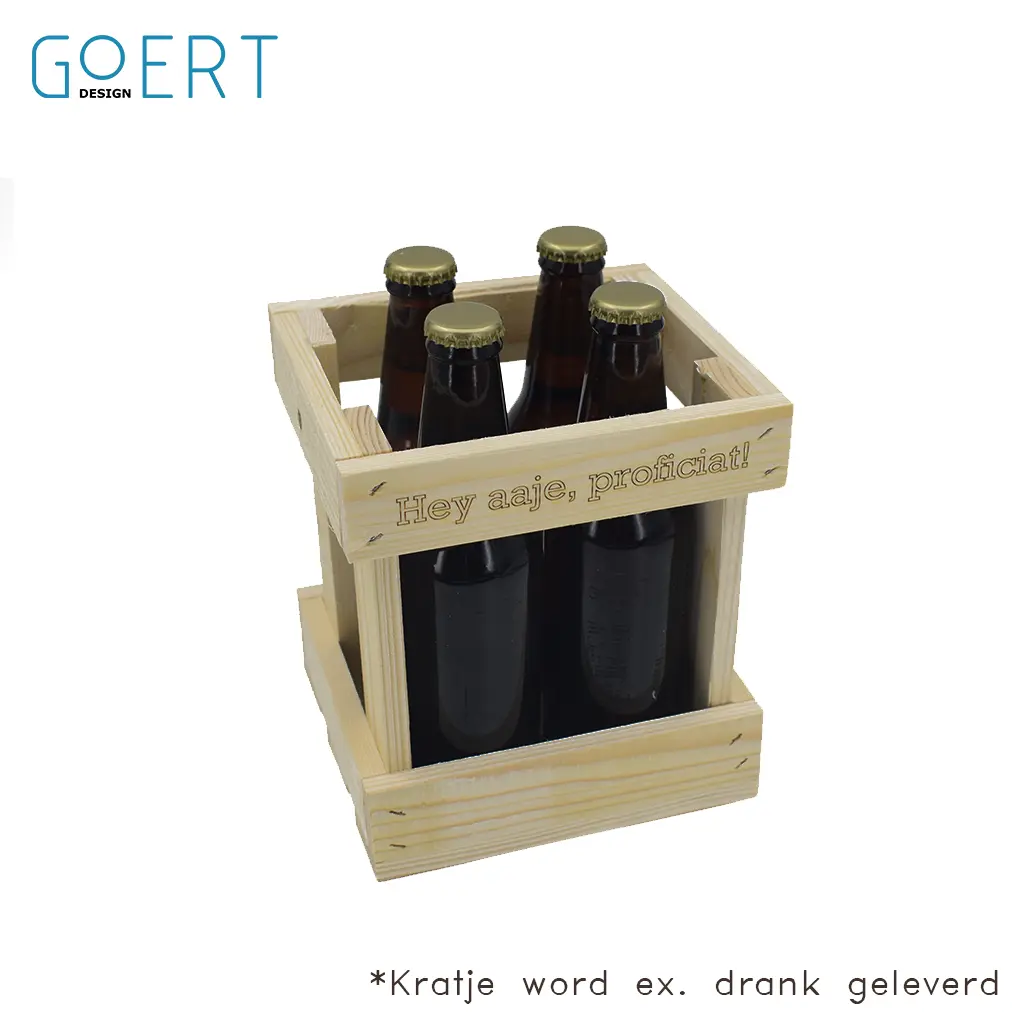 [400601] Hey aaje, proficiat! - Bierkratje 4-voud