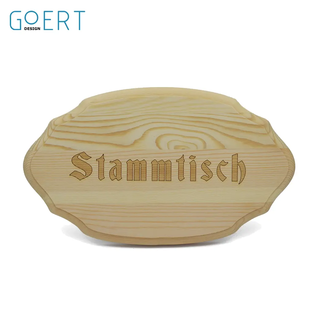 [400102] Stammtisch - Houten bord met tekst