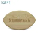 Stammtisch - Houten bord met tekst