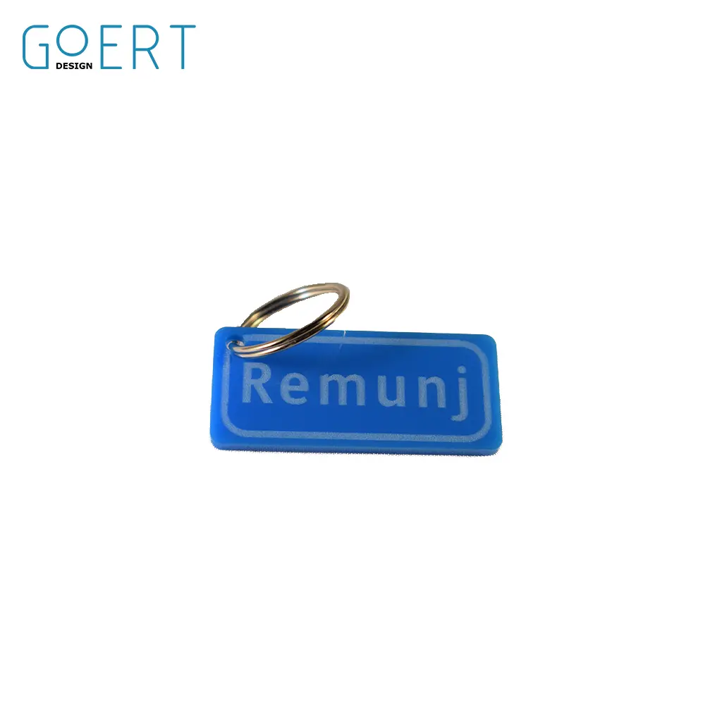 Remunj plaatsnaam-sleutelhanger