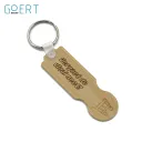 Vergaet de vlaai neet! - Winkelwagenmunt sleutelhanger