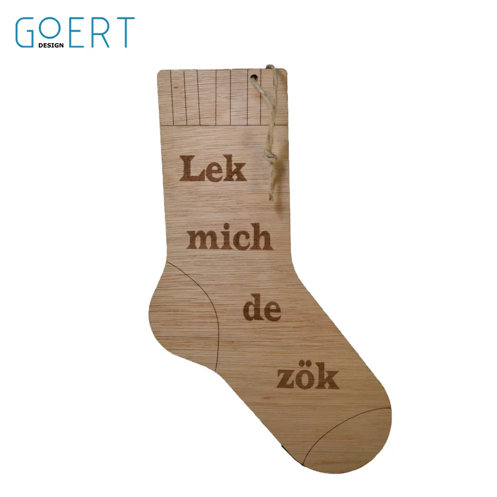 [500101] Lek mich de zök - bordje