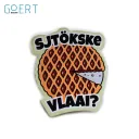 Sjtökske vlaai? - Sticker 10cm
