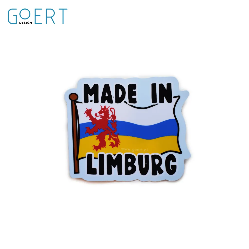 Made in Limburg - Sticker 10cm
