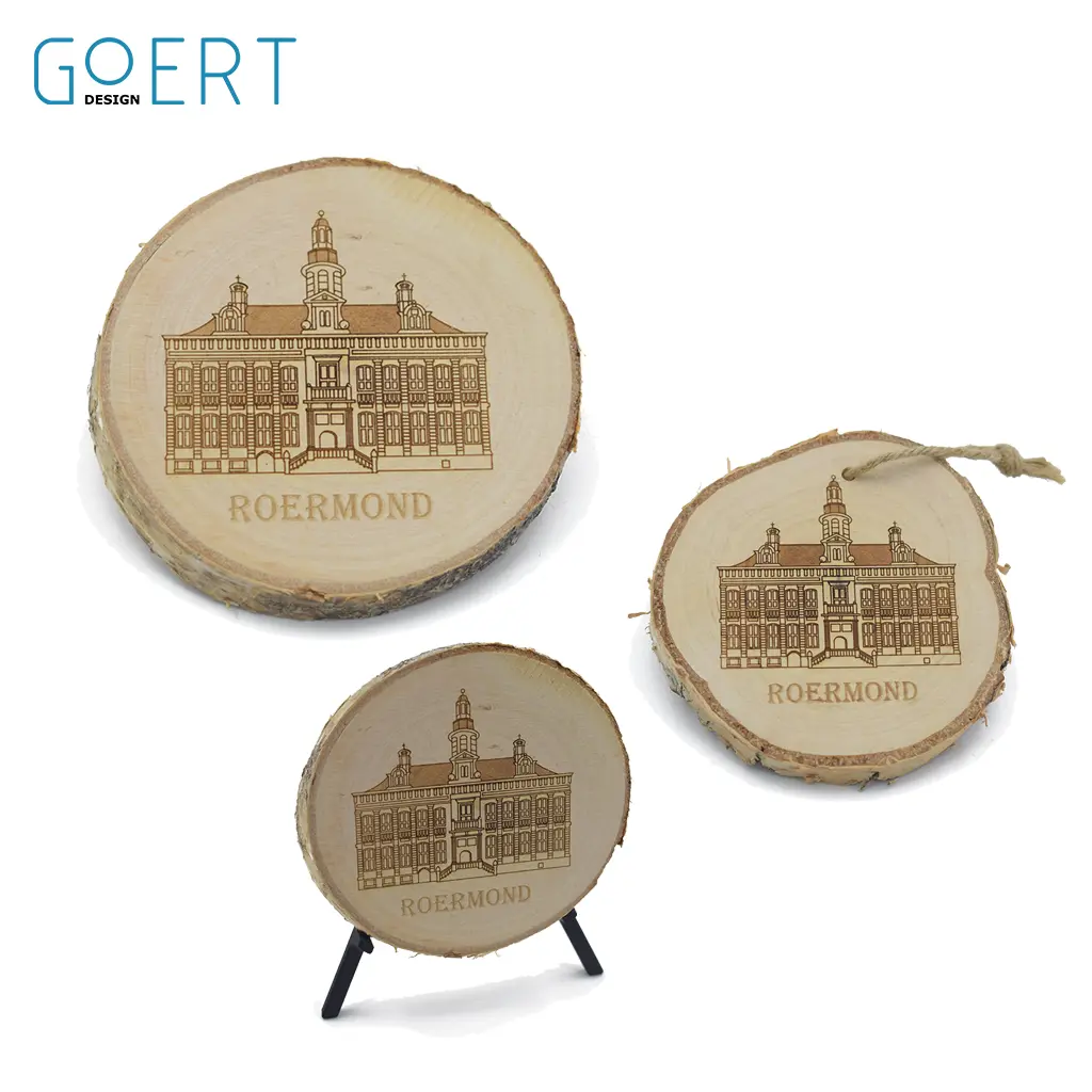 [800102] Stadhuis Roermond Boomschijf (9-10cm) (Standaard)