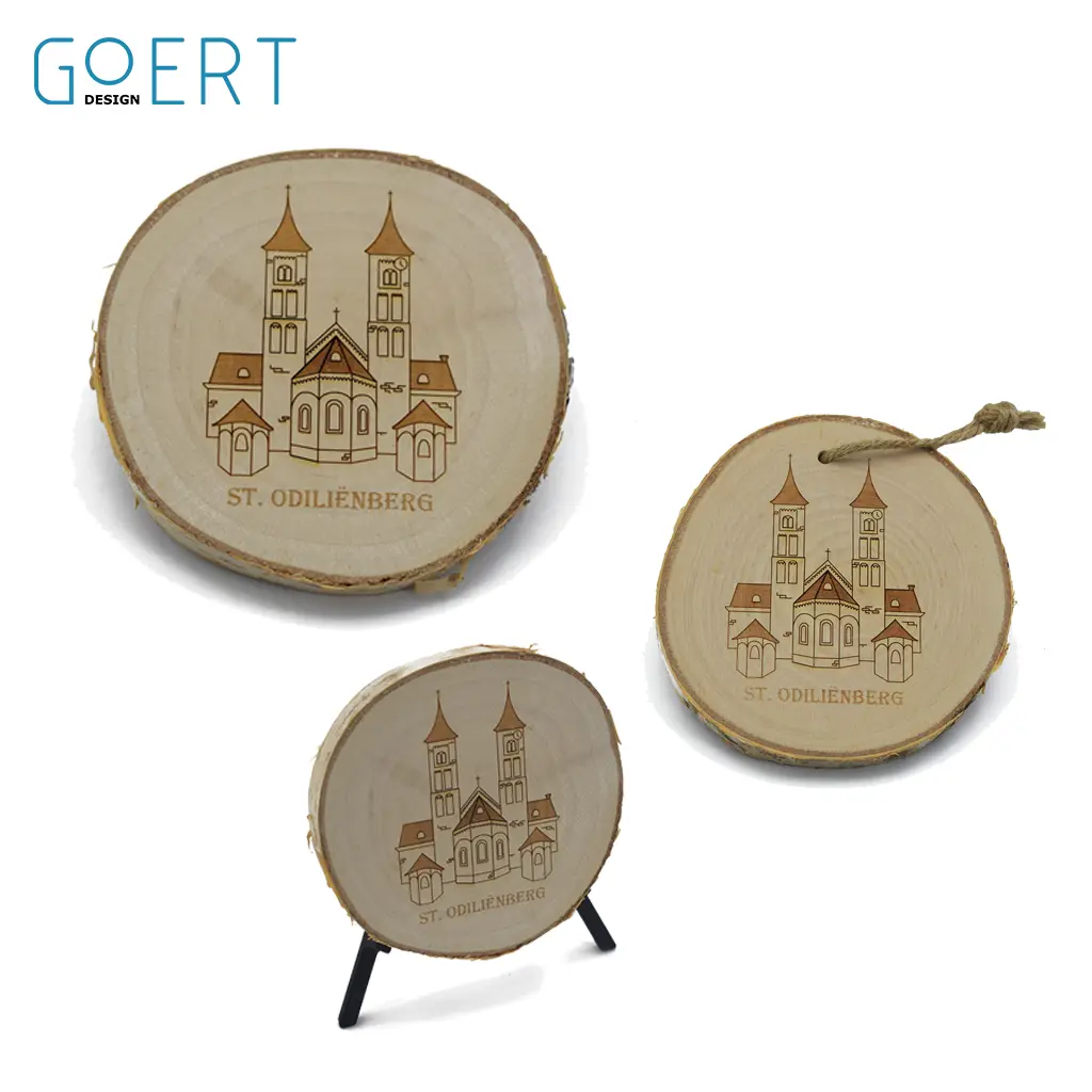 [800101] Basiliek Sint Odiliënberg Boomschijf (9-10cm) (Standaard)