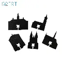 Broodclip Roermond (set van 5)